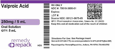 Mm2 (Valproic Acid 250mg   5ml 70518 3805 01)
